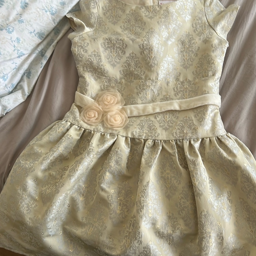 Beautiful holiday American Girl dress for girl.